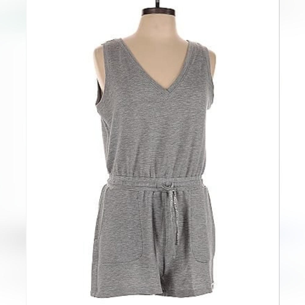 Calvin Klein Plus Size Grey Sleepwear Loungewear Romper Jumper